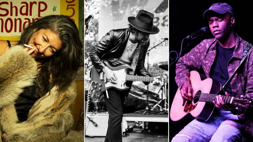(From left) Ellie Jackson, Langhorne Slim and Buffalo Nichols.