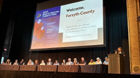 WS/FCS school board candidates participated in a student-led forum at Reynolds Auditorium on Oct. 1, 2026.