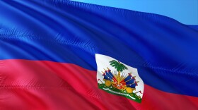 The Haitian flag