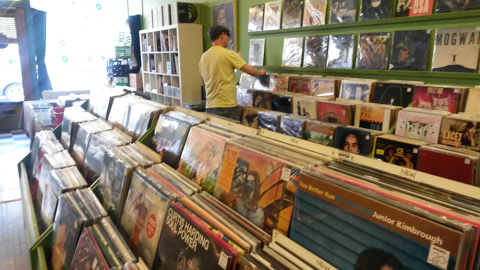 Record store racks