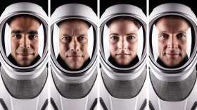 SpaceX's Crew-3 astronauts. (L to R) NASA's Raja Chari, Thomas Marshburn, Kayla Barron and ESA's Matthias Mauer. Photo: NASA