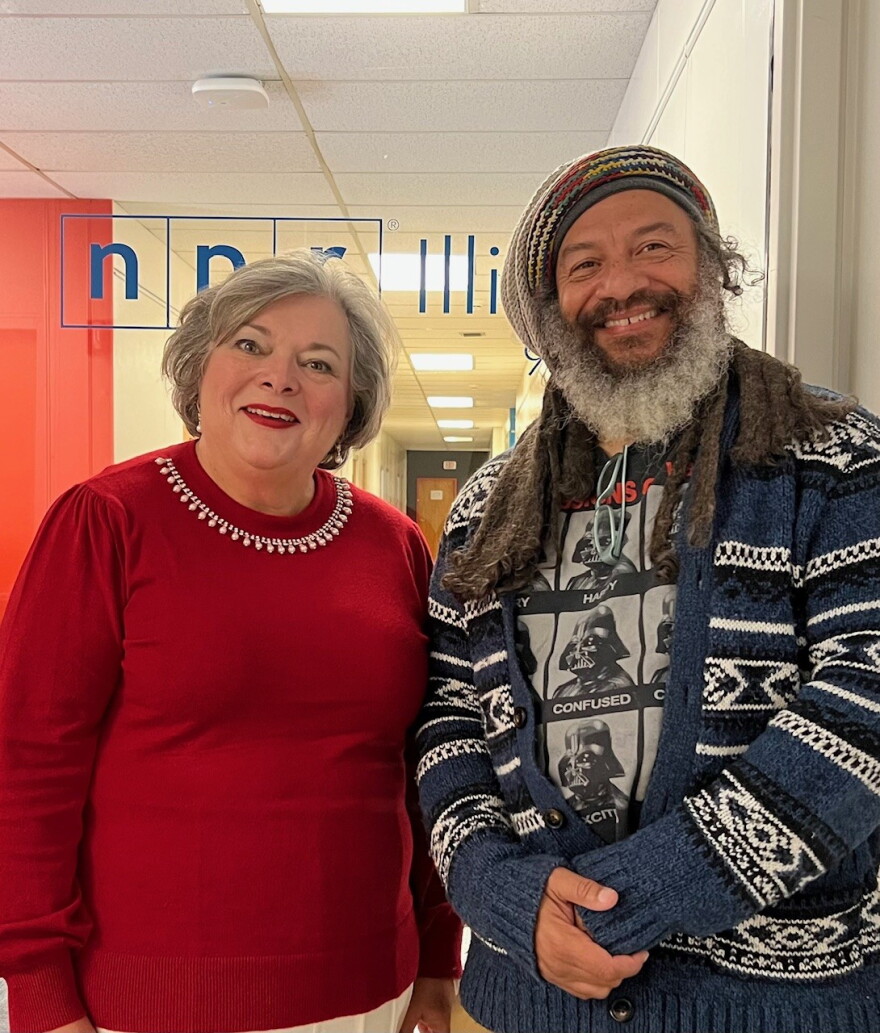 Wendy Bell (pictured left) and Wintree Wonderland Festive Forest of Trees at White Oaks Mall from Designer Trees to Schools and Scouts Trees and Caring Santa. Wintree Wonderland runs from November 14, until Christmas Eve.