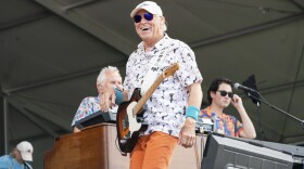 Jimmy Buffett performs at the New Orleans Jazz and Heritage Festival, on Sunday, May 8, 2022, in New Orleans. (Photo by Amy Harris/Invision/AP)