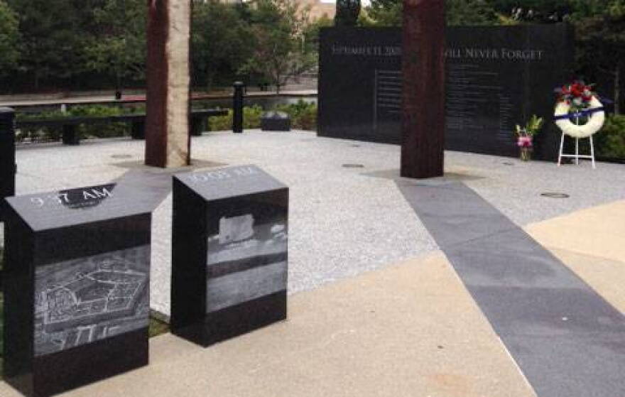 The 9-11 Memorial in downtown Indianapolis.