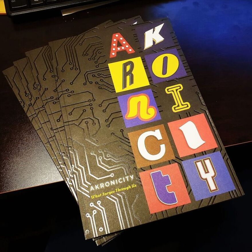 The first copies of "Akronicity" can be picked up at local businesses and the John S. Knight Center.