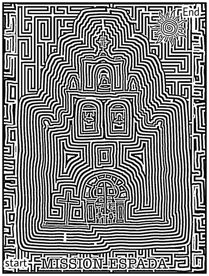 Mission Espada maze