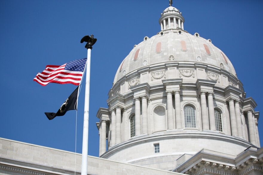 The Missouri Capitol in Jefferson City on Thursday