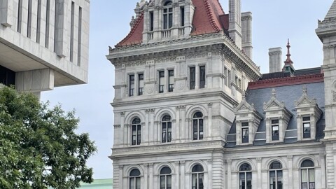The New York State Capitol.