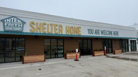 The exterior of the new Interfaith Sanctuary building on State Street in Boise.