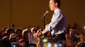 Missouri Attorney General Josh Hawley addresses supporters after winning the U.S. Senate race on Nov. 6. He defeated Democratic incumbent Claire McCaskill.