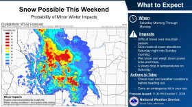 Snow and colder temperatures are expected to move into Montana Oct. 10-12. Mountains/mountain passes will have the greatest impact from snow, but winter driving conditions will be possible at lower elevations, especially Saturday night into Sunday morning. Be prepared for winter driving.