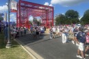 Soccer fans stream into Kansas City's FIFA Fan Festival on Saturday, its final day.