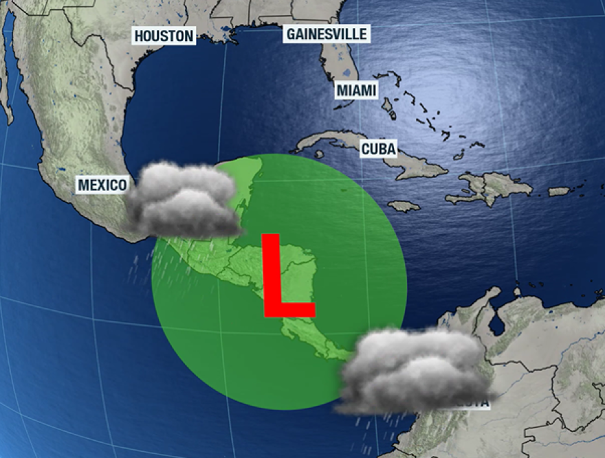 The Central American Gyre is a broad area of moisture and associated low pressure that can form over parts of Central America.
