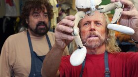 Bob Kramer, right, lost his life to a fire at Bob Kramer's Marionnettes on the night of Jan. 20. Also pictured, at left, is his longtime partner Dug Feltch, who survived. They were pictured here in 2005.