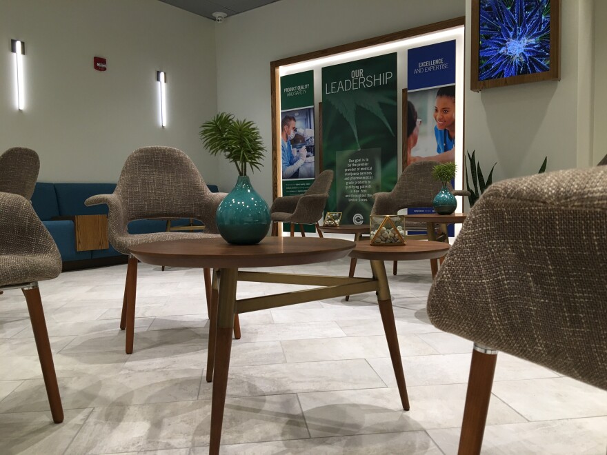 The dispensary waiting room