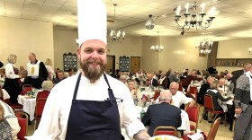 Chef Espen Tømte from Lillehammer, Norway at Lutefisk Festival (Lutefisk Festivalen) on Friday night, Nov. 15, 2024, at the Sons of Norway in downtown Fargo