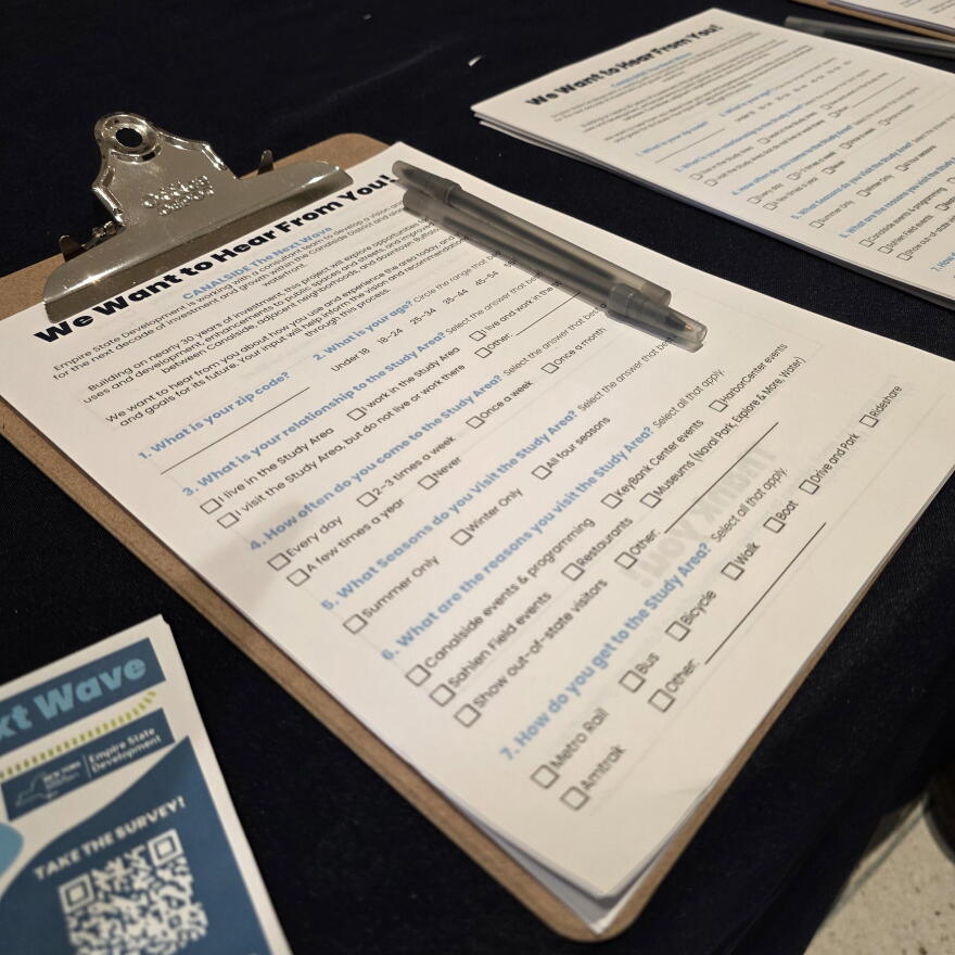 Empire State Development and its partners are gathering public feedback through surveys as part of “Canalside: The Next Wave.”