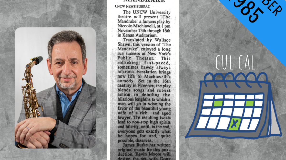 Frank Bongiorno and UNCW Professor Doug Swink - WHQR