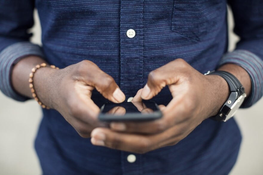 Andre Banks, co-founder of Win Black/ Pa'Lante, explains his organization's efforts to stop disinformation from spreading in Black and Brown communities. (Getty Images)