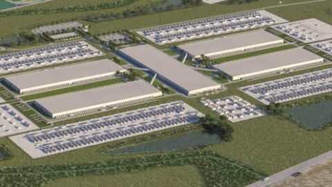 The Meta building complex in Holly Ridge Louisiana