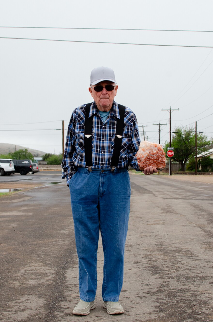 PHOTO OF THE WEEK: Man with Crystal by Carlos Morales. Each week, we'll feature a different image from a listener. It can be taken on a camera, a phone – whatever floats your boat. Send your snapshot to photos@marfapublicradio.org.