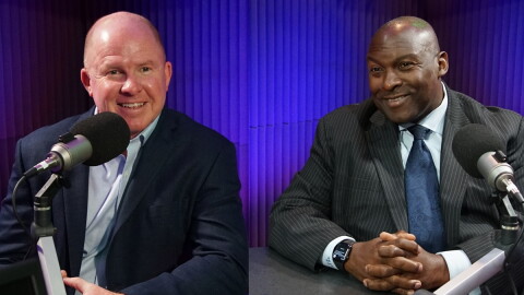 A composite of two images, one of City Commission Seat 3 candidate Tom Derzypolski (left) and the other of civil rights attorney Daryl Parks (right). Parks has endorsed Derzypolski.