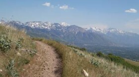 Photo of the Bonneville Shoreline Trail.