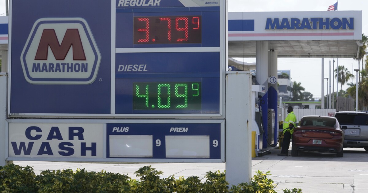 Inflation in the southeast U.S. slows thanks to cheaper gasoline