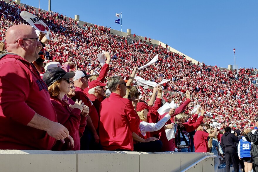 The annual Old Oaken Bucket game between in-state rivals IU and Purdue is a huge draw for tourism in Bloomington on Thanksgiving weekend.