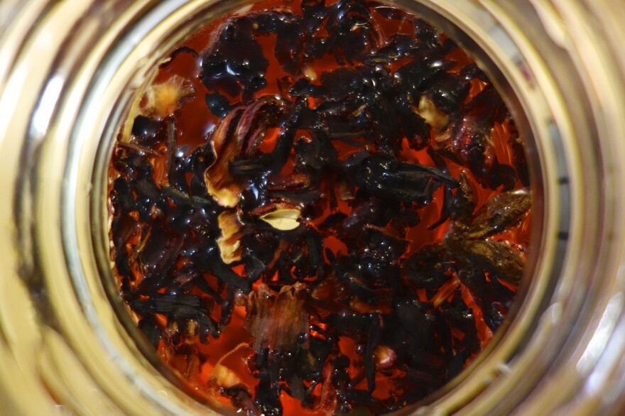 Spiced Hibiscus Liqueur
