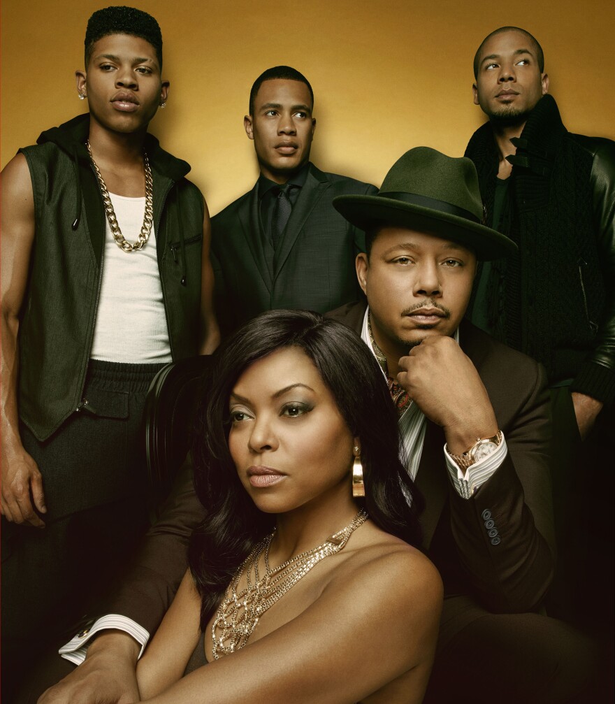 The stars of Fox's new drama <em>Empire</em> (clockwise from left): Bryshere Gray, Trai Byers, Jussie Smollett, Terrence Howard and Taraji P. Henson.