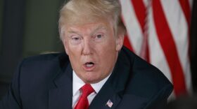 In this Tuesday, Aug. 8, 2017, file photo, President Donald Trump speaks during a briefing at Trump National Golf Club in Bedminster, N.J. (Evan Vucci, File/AP)