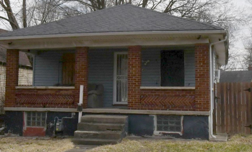 Children were found living in a house on Delphos Avenue in Dayton, pictured in a 2025 photo, with no adult to care for them.