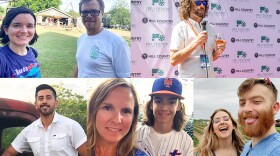 Top row L to R: Kayla Gabriel and her husband, Wade Lee. Bottom row l to r: Robert Ramos, Rachel Bentley and her son, David Freid and his girlfriend.
