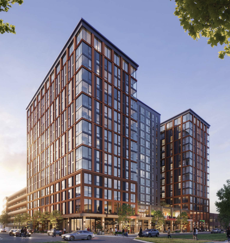 rendering of the howard site in east lansing