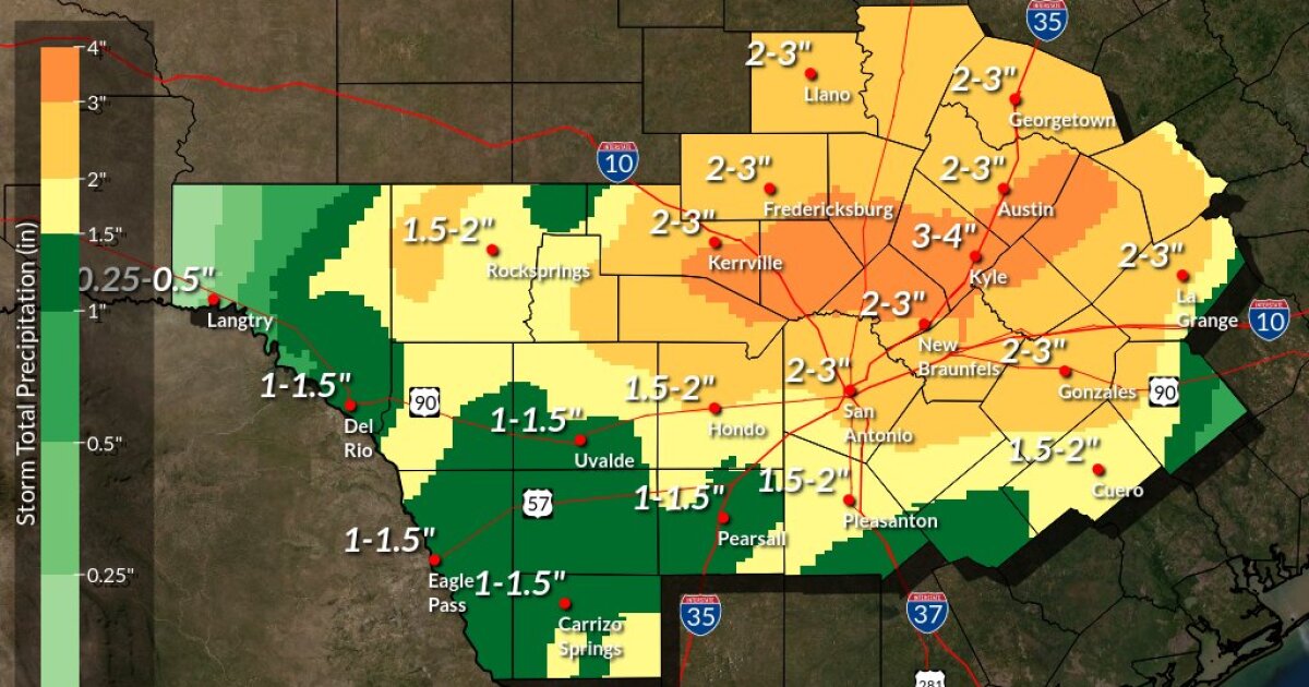 Flash Flood Watch in effect for San Antonio, Hill Country | TPR