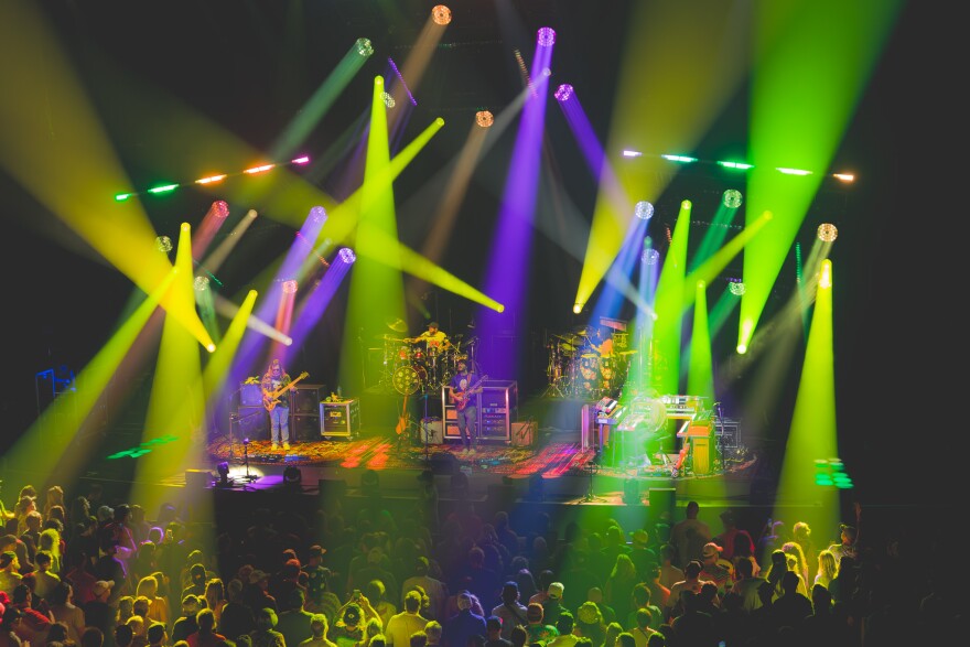 Goose, a Connecticut-based jamband, performs earlier this month at The Factory in Chesterfield.