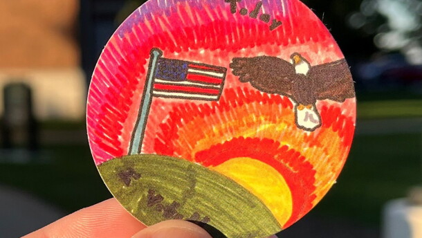 "I Voted" sticker for Nodaway County voters in the November 2026 general election was designed by a student in the Northeast Nodaway school district.