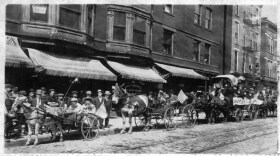 The Findlay Market Opening Day Parade in 1910. 