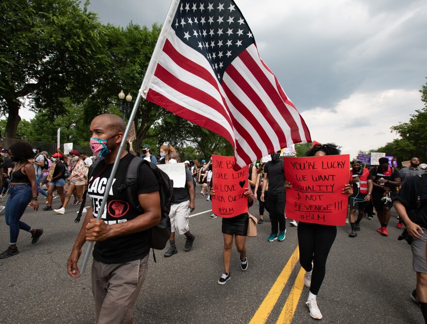 Thousands of people took the streets to march in Washington, D.C., on Saturday.