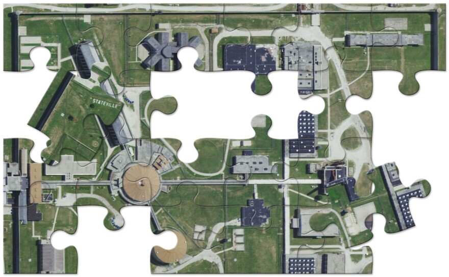 Stateville Correctional Center is shown as a puzzle