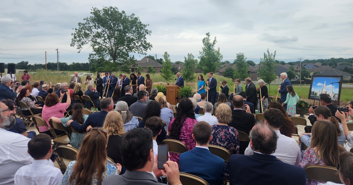 Ground is broken for Church of Jesus Christ of Latter-Day Saints temple in Springfield