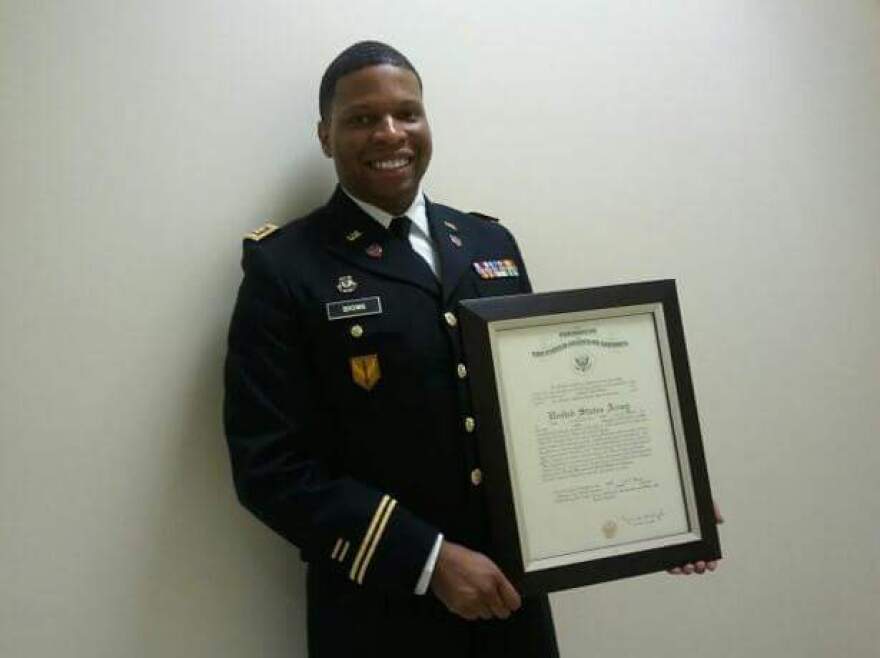 Antonio "Tony" Brown was a captain in the U.S. Army, serving in the Army Reserve at the time of his death.