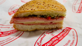 Central Grocery muffuletta in New Orleans