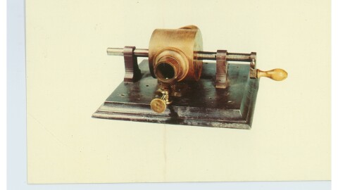 An artifact from the Thomas Edison Museum.