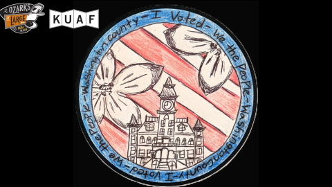 2026 "I Voted" Sticker Winner Madi Brannan, 9th Grade
