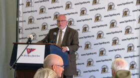 Jeff Weaver spoke at the Suncoast Tiger Bay Club in St. Petersburg Thursday.
