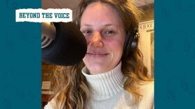 Woman and a microphone