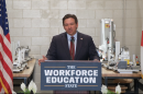 Gov. Ron DeSantis talks about workforce training at Brevard Public Schools on Presidents' Day.