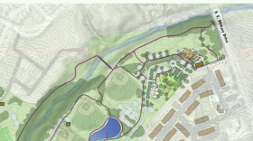 Artist aerial rendering of proposed Salado Creek Park